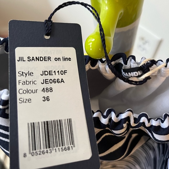 スカート made in italy JIL SANDER navy skirt Jil Sander Navy Retail-$810 S16 Blue Inverted Pleat Knee